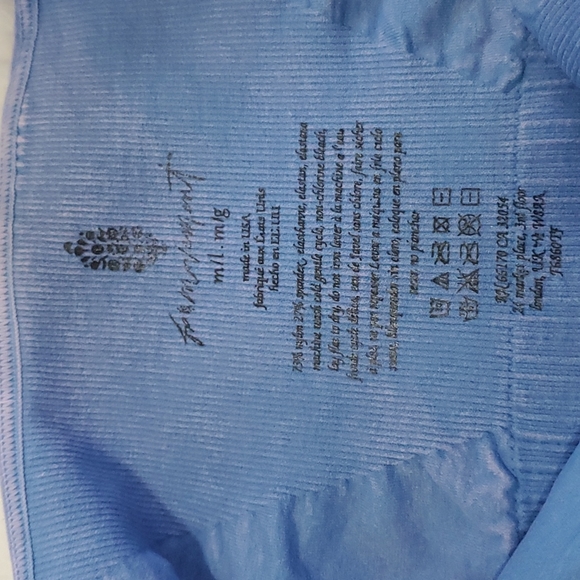 Free People Good Karma Bra Light Blue - Picture 4 of 8